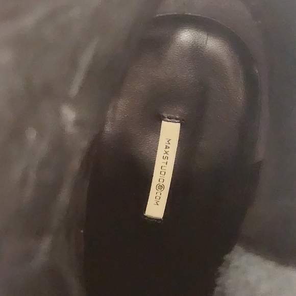MAX STUDIO  -  Black Nestor Leather Boot  -  SZ 6.5M - Picture 10 of 11